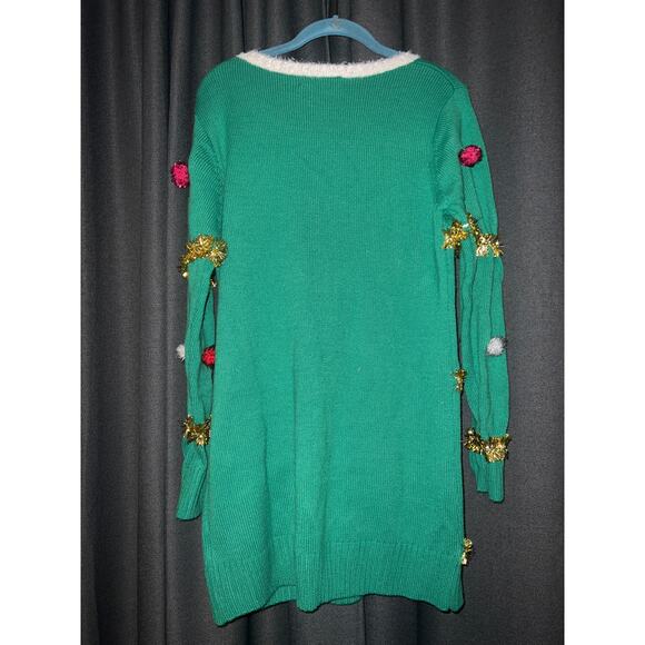 Ugly Christmas Sweater Xmas Size Large Dress - Picture 3 of 3